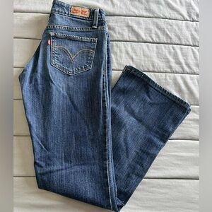 Levi's Dark Blue Straight-Leg Jeans